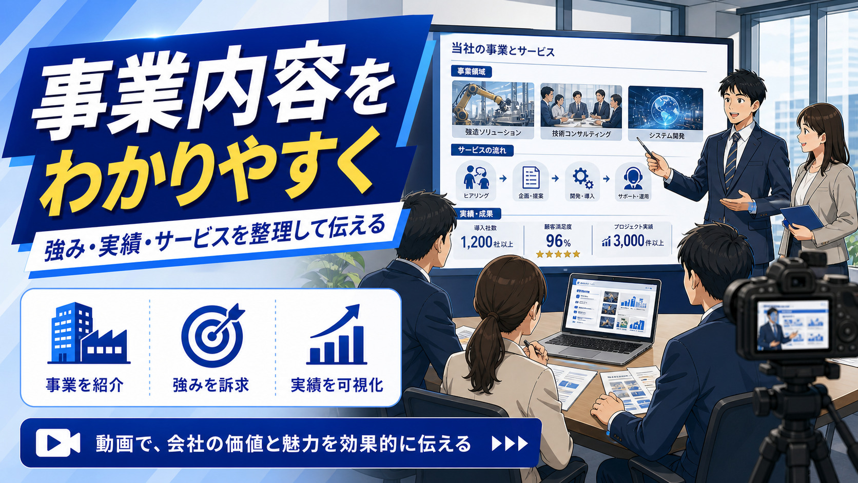 強み・理念を言語化のイメージ