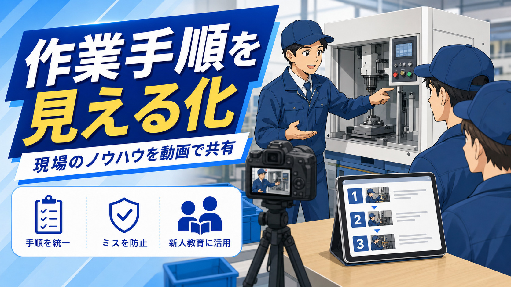 手順を整理のイメージ