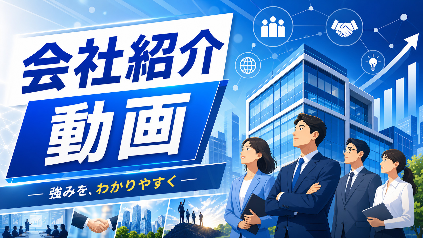 会社紹介動画の制作イメージ