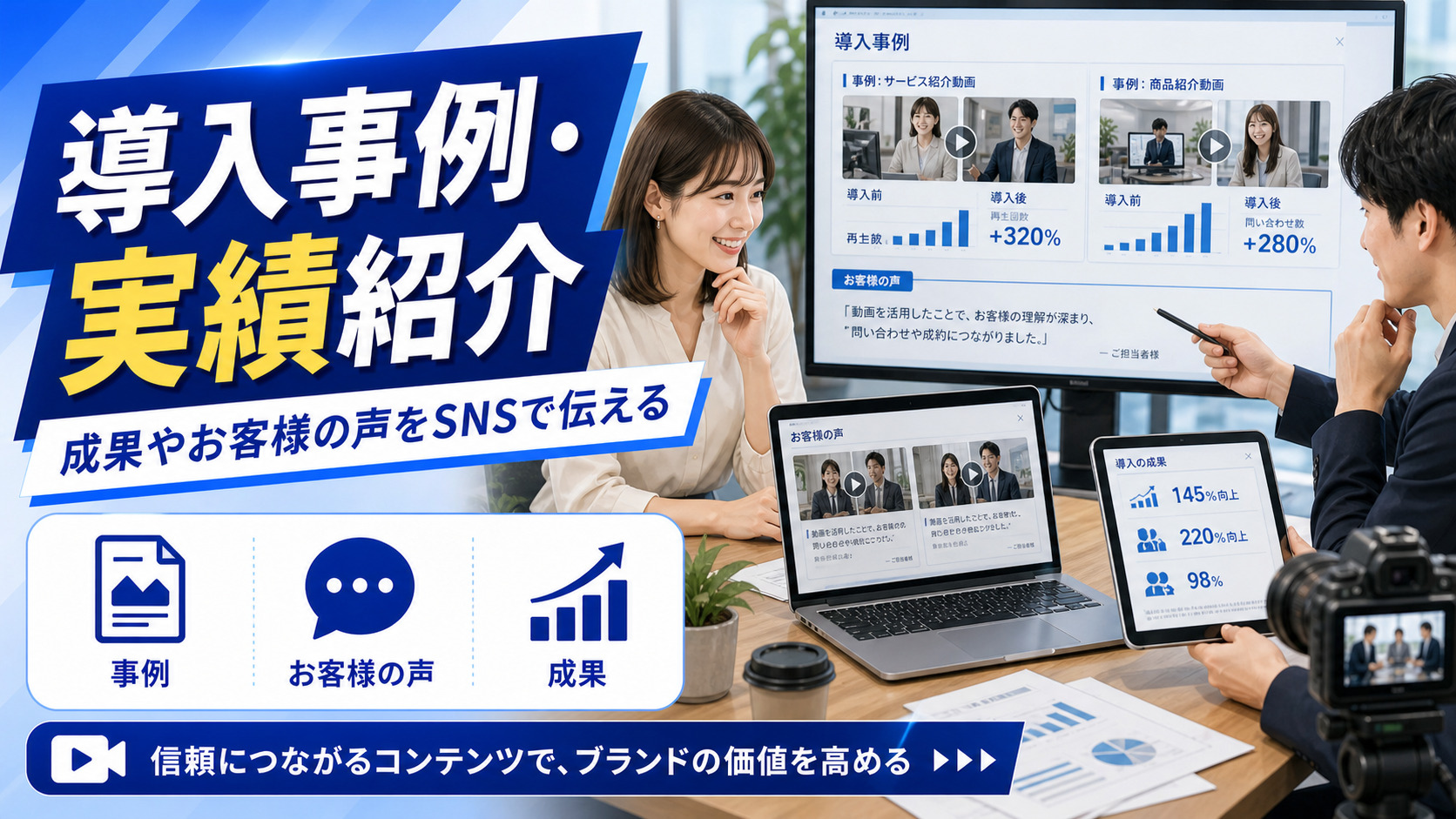導入事例・実績紹介のイメージ