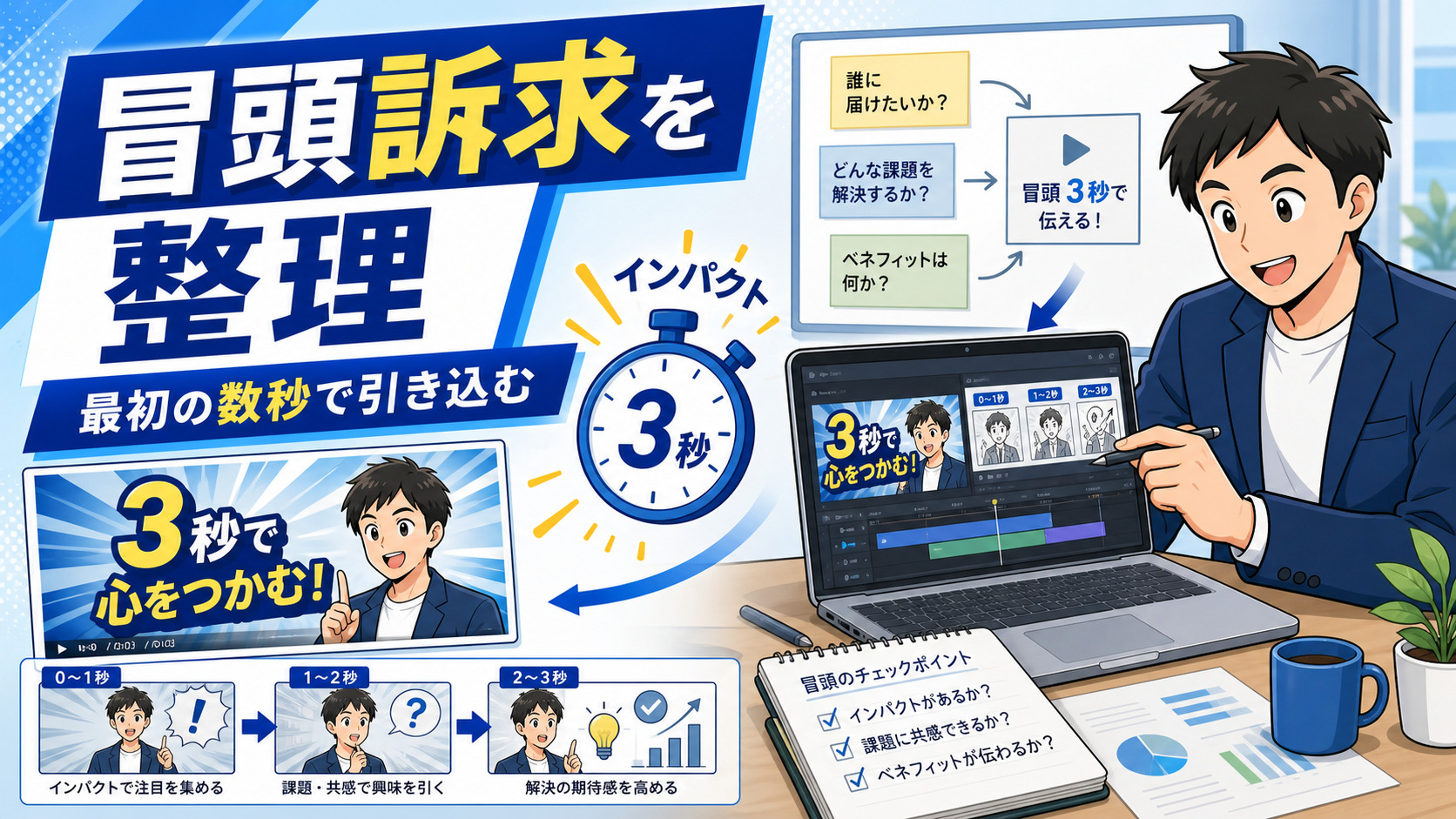 冒頭訴求を整理のイメージ