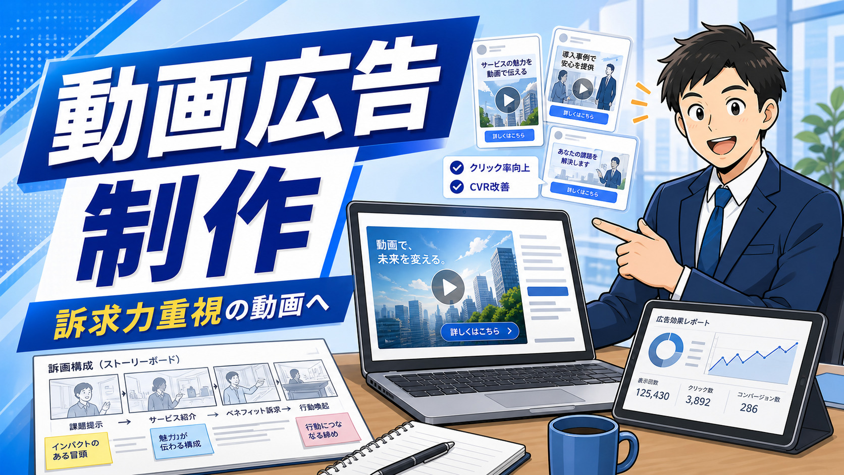 動画広告制作のサムネイル